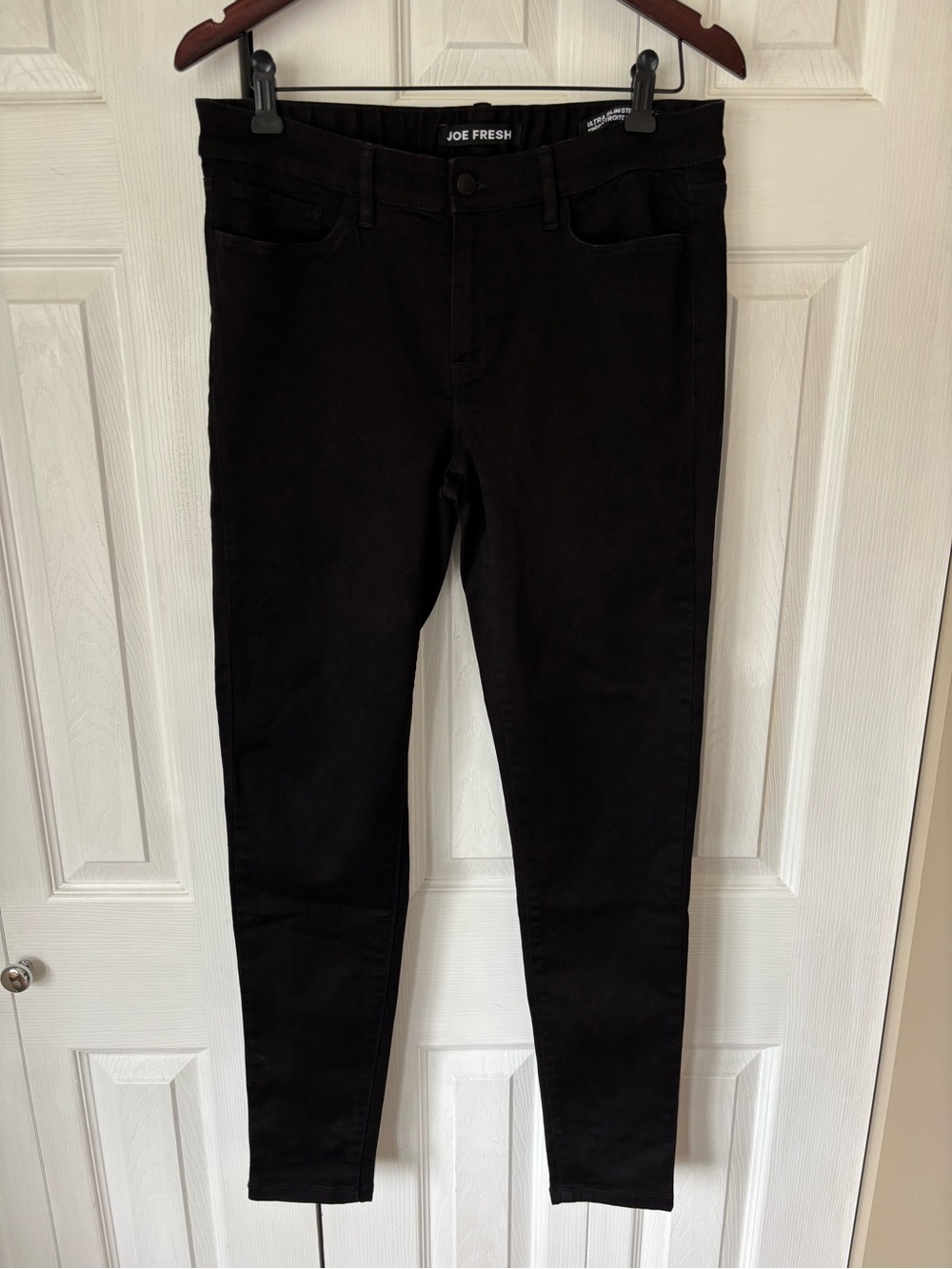 Joe Fresh Ultra Slim Stretch Black Skinny Jeans Size 29/8